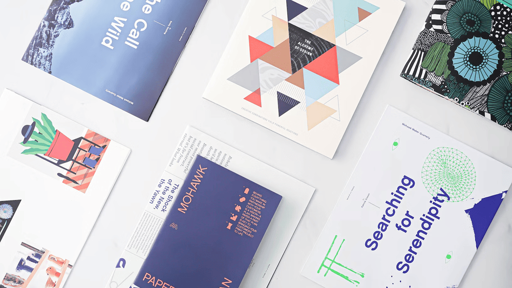 Print advertising leaflets